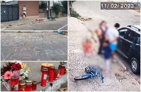 Băieţelul de 1 an lovit mortal de maşina poliţiei în Brăila, înmormântat astăzi. Tragedia a declanșat un val de anchete