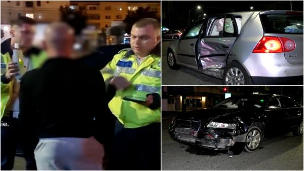 "Ia, uite, 0.48 alcoolemie". Un şofer beat şi cu permisul anulat a făcut prăpăd pe o şosea din Mehedinţi. Un tată şi fiica lui, la spital