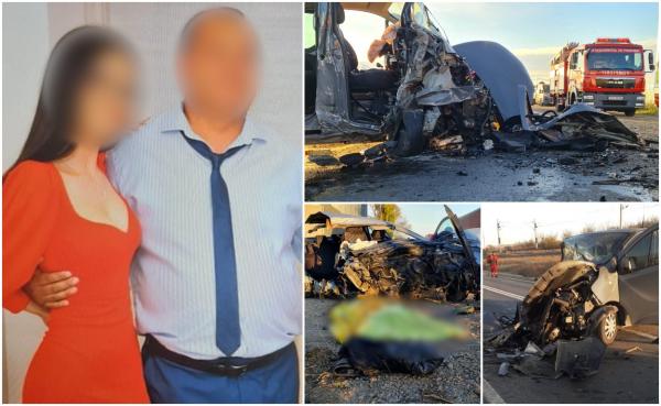 "Uite ce-i acolo! I-a sărit motorul!" Daria și tatăl ei au murit nevinovați, într-un accident cumplit. Imaginile dezastrului pe un drum din Galați