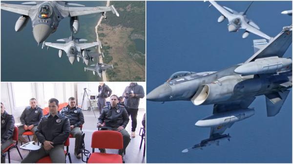 România pregăteşte piloţii ucraineni pentru a se lupta cu Rusia. Antrenamente pe cele 17 avioane F-16 ajunse în ţară