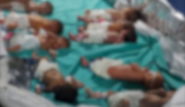 Bebeluşi scoși din incubatoare, înveliţi în folie şi puşi lângă apă fierbinte pentru a fi ţinuţi în viată la cel mai mare spital din Gaza