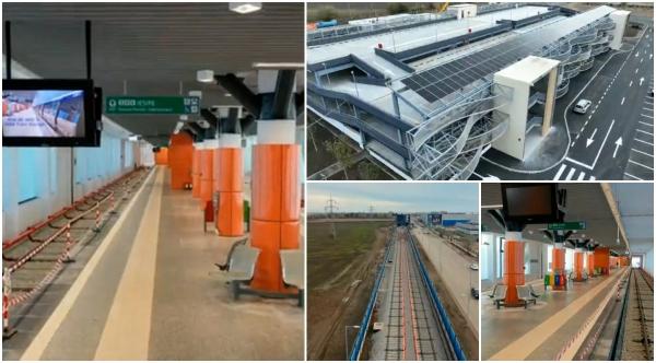 Staţia de metrou Tudor Arghezi, inaugurată astăzi. Accesul călătorilor pe peron se face cu 7 scări rulante şi 7 lifturi