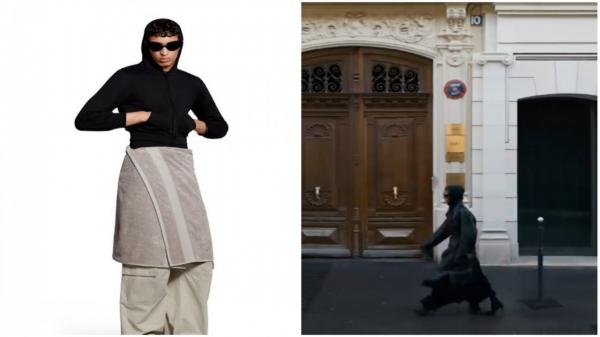 Fusta-prosop, cel mai controversat trend al momentului. Cât ajunge să coste articolul lansat de Balenciaga