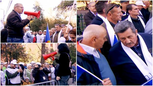 Protest în faţa Primăriei Capitalei pentru terenul retrocedat din Parcul IOR. Oamenii se tem că zonele verzi vor fi înlocuite de clădiri de birouri