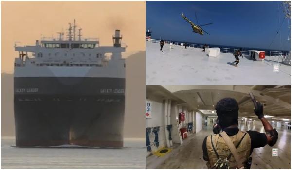SUA intervin pentru eliberarea marinarilor răpiţi de rebelii houthi. Nava se află în zona portului Hodeidah din Yemen