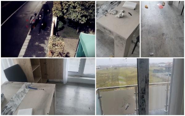 Primele imagini cu apartamentul în care cei trei criminali ai omului de afaceri Adrian Kreiner și-au plănuit atacul în cel mai mic detaliu
