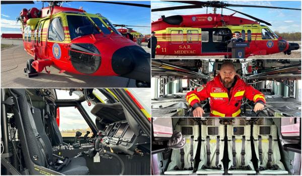 România are de astăzi primele elicoptere Black Hawk. Vor fi folosite pentru cele mai dificile misiuni de salvare