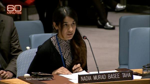 Nadia Murad, prima femeie care a demascat atrocitățile ISIS, premiată la Timișoara. La 21 de ani fost răpită și vândută ca sclavă sexuală