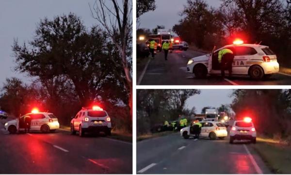 Accident teribil între Arad şi Timişoara. Un bărbat a murit, alte două persoane au fost rănite