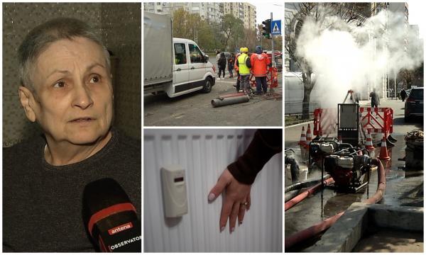 "Am paralizat în casă". Viaţa bucureştenilor din cele 2.000 de blocuri fără căldură şi apă caldă, după ce o ţeavă veche de 23 de ani s-a spart