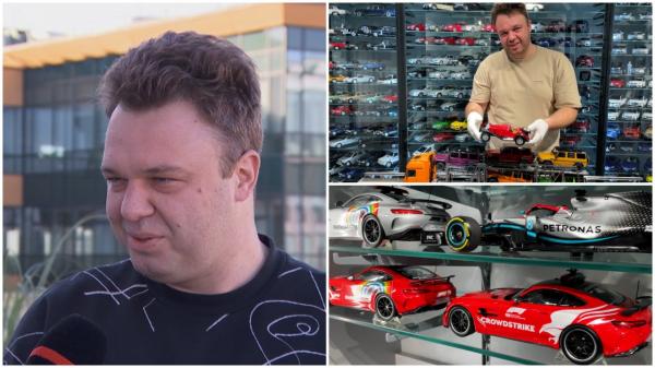 Povestea lui Mihai, cel mai mare colecționar de mașinuțe din sud-estul Europei. Una singură este neprețuită