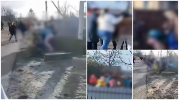 "Să se bage una, măi, salvaţi-o!" Bătaie cu pumni şi picioare între 5 copii din Iaşi, sub privirile colegilor care filmau şi râdeau. În încăierare au intervenit şi părinţii