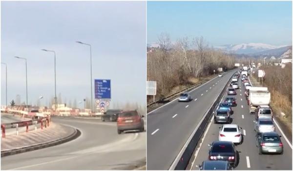 Ruta aproape goală spre munte, de minivacanţa de 1 Decembrie. Şoferii se înghesuie pe DN1, deşi pe aici pot scurta drumul cu 2 ore