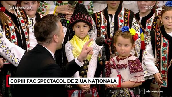 Nadia Duluman şi corul "Prietenii Sf. Nectarie", la Observator