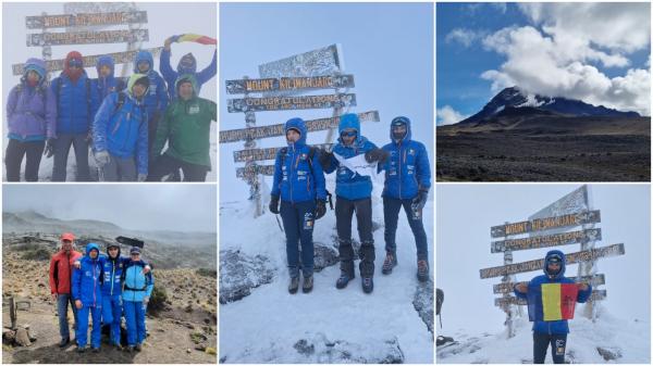 "Nimic nu este imposibil". Trei sportivi cu dizabilități au cucerit vârful Kilimanjaro de Ziua Naţională a României. Cine sunt temerarii