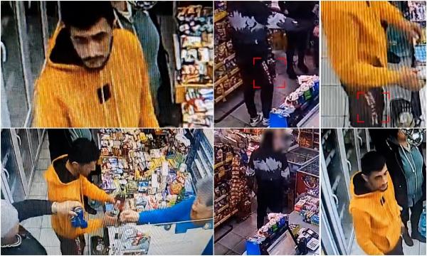 Hoţul care a jefuit magazinul din Giuleşti a cinstit cu prada clienţii unei săli de păcănele. "Ne dădea câte 50 de lei"