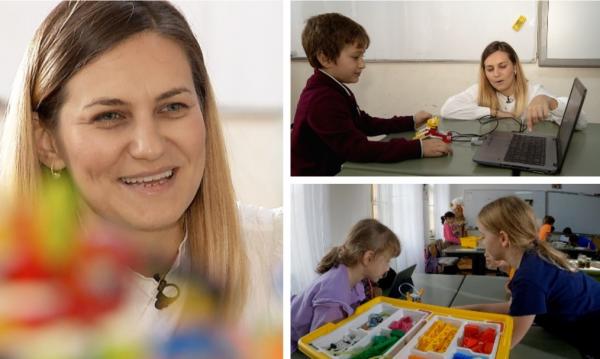 Alina, învăţătoarea din Sibiu care construieşte o lume mai bună. Îşi învaţă elevii robotică, inclusiv pe cei cu deficienţe de auz