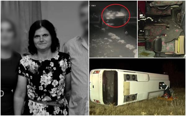 Săndița, o angajată a Şantierului Naval din Galaţi, a murit strivită între scaunele microbuzului care o ducea acasă de la serviciu. Alți patru colegi au fost răniți