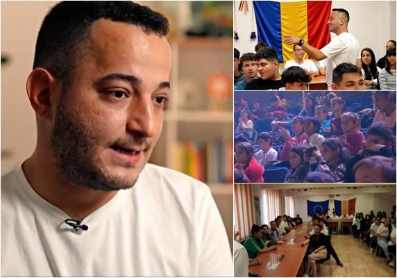 Tiberiu este înger pentru mii de orfani. Abandonat la naştere, acum dă mai departe iubirea şi grija care i-au lipsit în copilărie