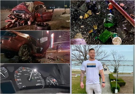 Accident sau sinucidere în cazul salvamarului de 24 de ani, mort în accidentul din Constanţa. În maşină a fost găsită o sticlă de whisky