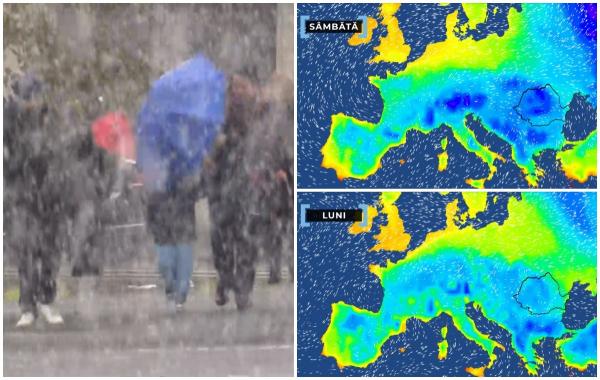 Val de aer polar peste România. Zonele vizate de scăderea drastică de temperaturi în acest weekend