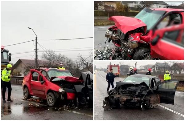 Un tânăr şi-a băgat tatăl în mormânt, după ce a provocat un accident groaznic pe DN73, în Ţiţeşti. În maşină mai erau mama şi un frate
