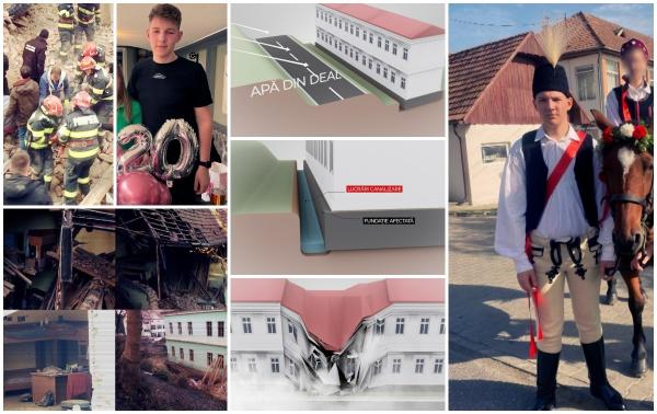 Elevul care a murit strivit în Odorheiu Secuiesc urma să împlinească 18 ani de Crăciun. Mama sa e asistentă şi le-a tratat pe colegele lui rănite în tragedie