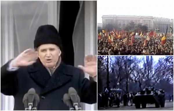 Revoluţia din 1989. Azi se împlinesc 34 de ani de la prima înfruntare sângeroasă din Capitală şi ultimul discurs al lui Nicolae Ceauşescu