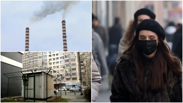 Poluare masivă în București înainte de sărbători. Concentrația de particule nocive a depășit de patru ori nivelul recomandat