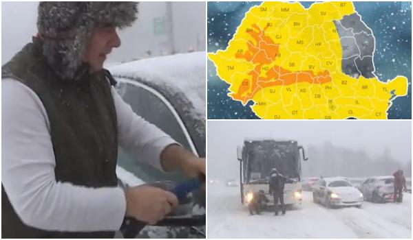 Furtuna Pia s-a dezlănţuit asupra României. Vântul cu puterea unui uragan a smuls brazii din rădăcini şi a rupt acoperişurile. Când se domoleşte vremea rea