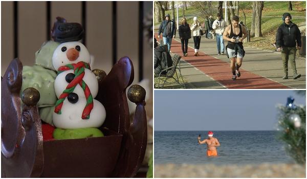 A fost cel mai călduros Crăciun din istorie, cu 21°C în sudul ţării. În loc să facă oameni de zăpadă, turiştii au făcut baie în mare. Cum va fi vremea de Revelion