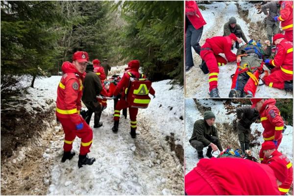 Bărbat călcat de propria maşină. SUV-ul a derapat şi l-a lovit cu putere, deşi frâna de mână era ridicată