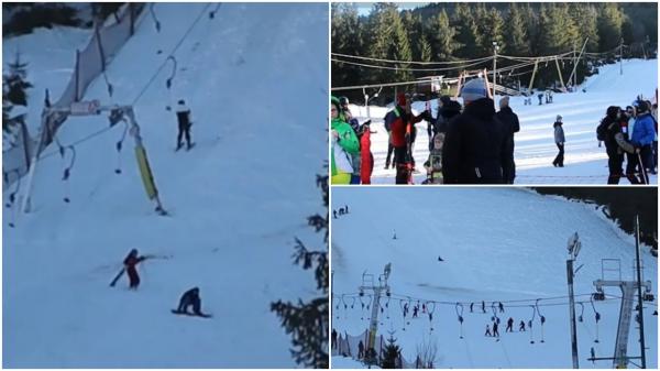 "Ne bucurăm din plin şi sperăm să ţină tot aşa zăpada." La final de an, turiștii caută stațiunile în care mai pot schia