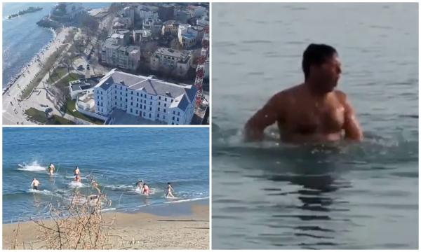Revelion cu temperaturi de primăvară pe litoral. Turiștii nu s-au sfiit să facă baie în mare: "Credeam că e Paştele". Cum va fi vremea la început de 2024