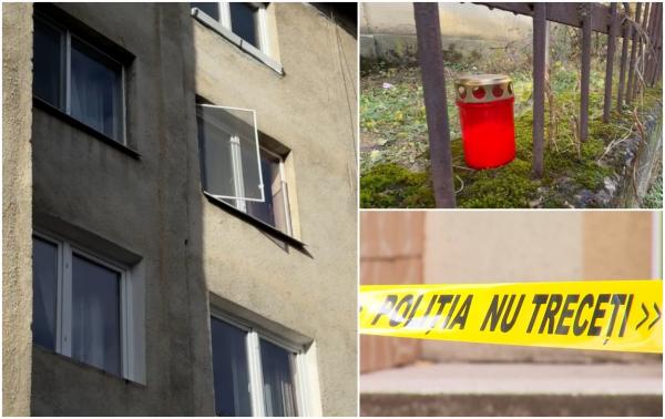 Filmul tragediei din Zalău. O femeie a murit după ce soţul ar fi împins-o de la balconul apartamentului