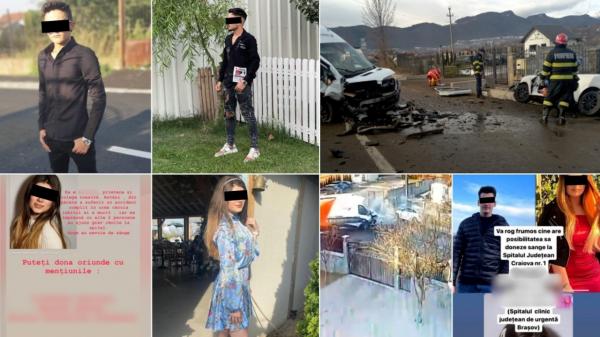 Tânărul de 19 ani care a murit în Bran era în vacanță cu iubita și un alt cuplu. Familiile cer disperate oamenilor să doneze sânge