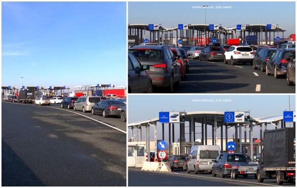 "Venim cu lacrimi în ochi şi plecăm plângând înapoi". Vămile au fost luate cu asalt de românii care se întorc în ţările în care muncesc