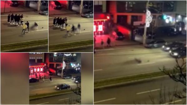 Tânăr bătut cu bestialitate în fața unui cazino din Mehedinți. Agresorii l-au lovit cu pumnii și picioarele, apoi l-au abandonat inconștient în mijlocul străzii