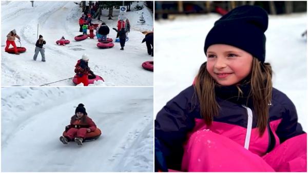 Mii de turişti, cuceriţi de parcul de distracţii de iarnă de la Cavnic. Copiii s-au distrat pe cinste în ultima zi de vacanţă: "Foarte frumos"