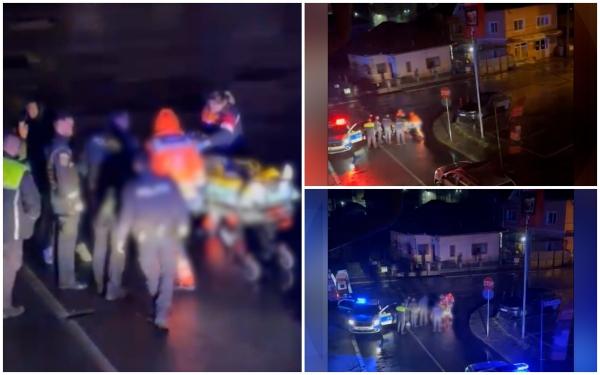 Scandal pe o stradă din Târgu Jiu: Doi bărbaţi şi o femeie şi-au împărţit pumni şi picioare după un conflict pornit la băutură. Unul dintre ei a ajuns la spital