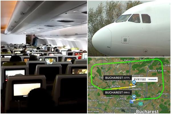 Coşmar pentru pasagerii unei curse Ryanair. Au aşteptat aproape 3 ore în aeroportul Băneasa, după ce pista de la Otopeni nu era încă deszăpezită
