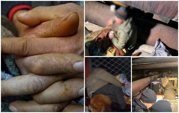 George preferă să îndure frigul nopţii pe stradă, alături de câinele său credincios, Max: "El e prietenul meu, fratele meu, care mă apără"