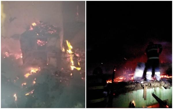 Bătrân nevăzător şi imobilizat la pat, mort în incendiul care i-a cuprins casa, în Vaslui. Nu a avut nicio şansă