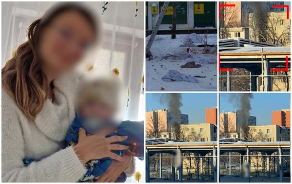 Momentul când mama din Iaşi se aruncă în gol de la etaj ca să se salveze din flăcări. Drama ascunsă din spatele unei tragedii