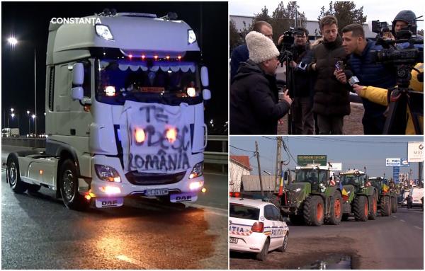 Protestul transportatorilor şi al fermierilor, ziua 9. COTAR: S-a convenit ca valoarea poliţelor RCA la autovehiculele de peste 16 tone să se facă la tariful de referinţă