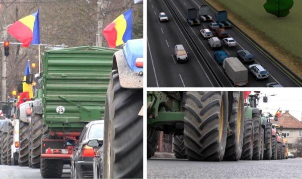 Ce au păţit protestatarii care au blocat cu trei tractoare autostrada Bucureşti-Ploieşti. Sute de şoferi, forţaţi să stea în coloană de 6 km