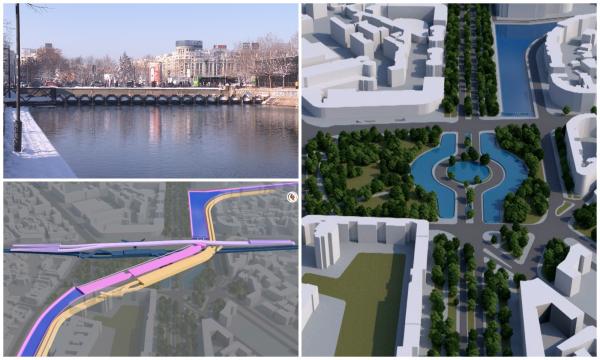 ANIMAŢIE. Cum arată şi cât de mare este Planşeul Unirii, construit în 1936 în centrul Capitalei. Pericol iminent de prăbuşire