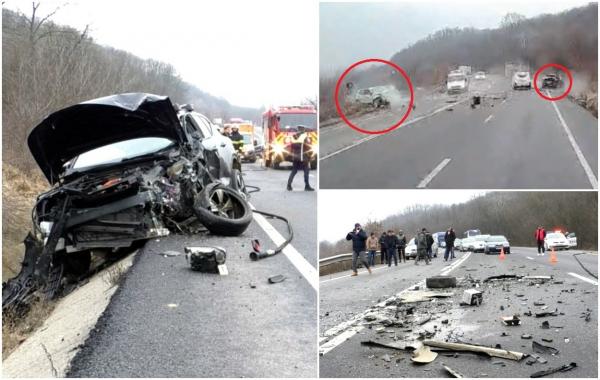 Filmul tragediei de pe Dealul Balota, unde o şoferiţă a  murit pe loc după o depăşire neregulamentară. Martorii au sunat disperaţi la 112