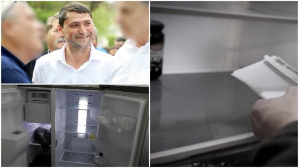 Şeful de la Drumuri care a ascuns mita în frigider credea ca amprentele dispar la rece. Daniel Buzamăt ceruse şpagă salariul pe un an