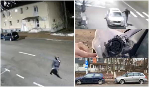 23 de maşini vandalizate dintr-un foc, la Suceava. Poliţia l-a prins deja pe suspect, iar păgubiţii îşi evaluează daunele: Cineva trebuie să plătească